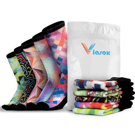 55% Polyester so that the colors stay bright. . Viasox diabetic socks